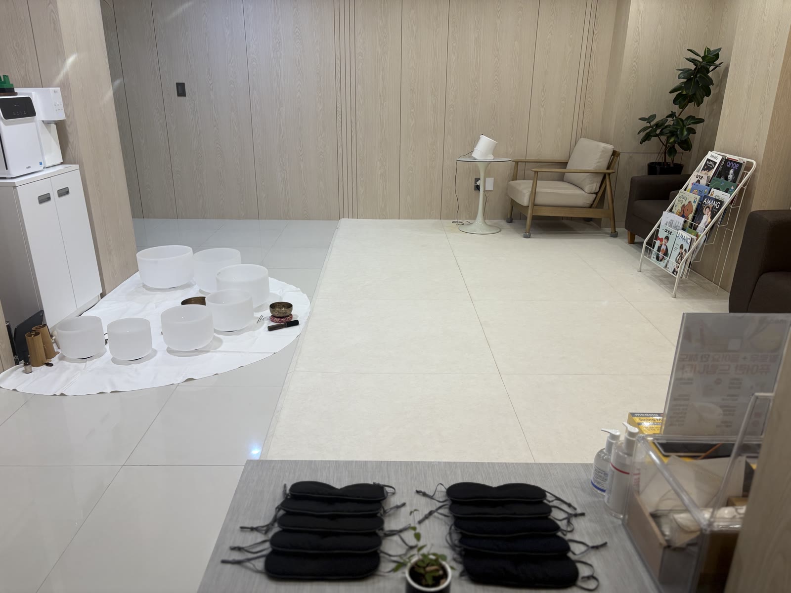 라벨메르 산후조리원 싱잉볼 명상 방석